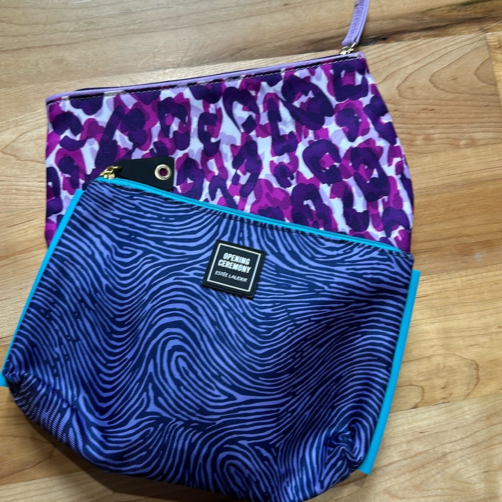 2 make up bags- excellent condition